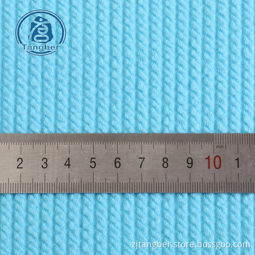 polyester jacquard bubbelbundet supermjukt fleece tyg